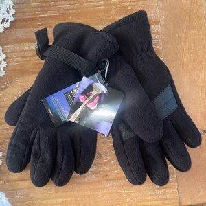 Saranac backcountry  Black Thermal Fleece  Gloves Men’s Large